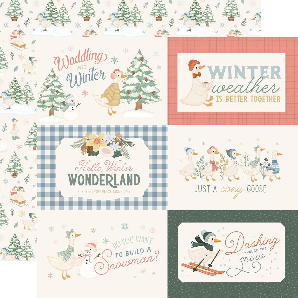 Carta Bella Silly Goose Winter 12x12 Inch Collection Kit (CBSGW540016) Carta Bella Silly Goose Winter 12x12 Inch Collection Kit (CBSGW540016)