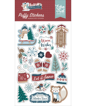 Echo Park Wonderful Winter Days Puffy Stickers (WWD539066)