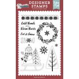 Echo Park Wonderful Winter Days Designer Stamp Set Fair Isle Border (WWD539044)