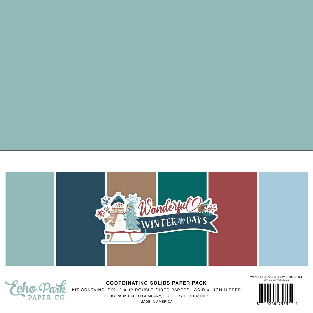 Echo Park Wonderful Winter Days Mega Bundle (WWD539050) Echo Park Wonderful Winter Days Mega Bundle (WWD539050)