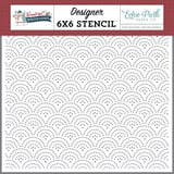 Echo Park Wonderful Winter Days Designer Stencil Dashing Deco Dots (WWD539033)