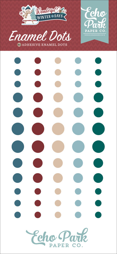 Echo Park Wonderful Winter Days Enamel Dots (WWD539028)