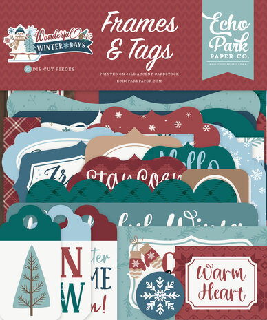 Echo Park Wonderful Winter Days Frames & Tags (WWD539025) Echo Park Wonderful Winter Days Frames & Tags (WWD539025)