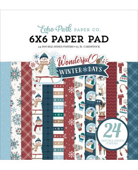 Echo Park Wonderful Winter Days 6x6 Inch Paper Pad (WWD539023)