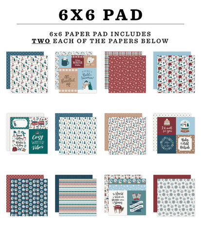 Echo Park Wonderful Winter Days 6x6 Inch Paper Pad (WWD539023) Echo Park Wonderful Winter Days 6x6 Inch Paper Pad (WWD539023)