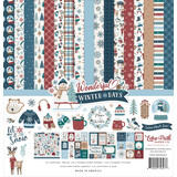 Echo Park Wonderful Winter Days 12x12 Inch Collection Kit (WWD539016)