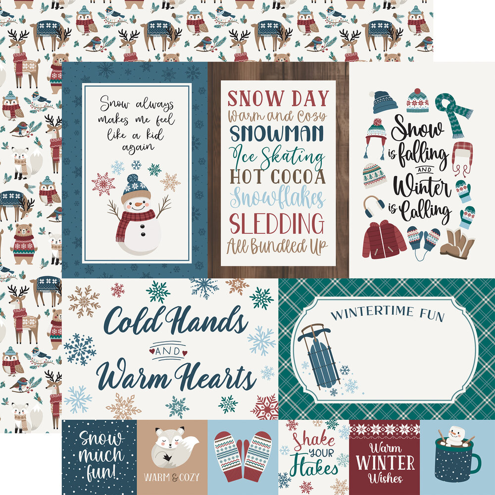 Echo Park Wonderful Winter Days 12x12 Inch Collection Kit (WWD539016) Echo Park Wonderful Winter Days 12x12 Inch Collection Kit (WWD539016)