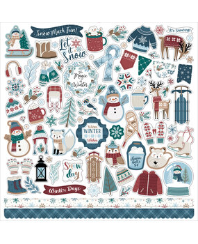 Echo Park Wonderful Winter Days Element Sticker (WWD539014) Echo Park Wonderful Winter Days Element Sticker (WWD539014)
