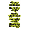 Spellbinders Simon's Sentiments Press+Foil Plate & Die Set Joyful Christmas Sentiments by Simon Hurley (BP-389) Spellbinders Simon's Sentiments Press+Foil Plate & Die Set Joyful Christmas Sentiments by Simon Hurley (BP-389)