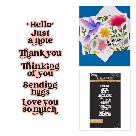 Spellbinders Simon's Sentiments Press + Foil Plate & Die Set Must-Have Sentiments by Simon Hurley (BP-390) Spellbinders Simon's Sentiments Press + Foil Plate & Die Set Must-Have Sentiments by Simon Hurley (BP-390)
