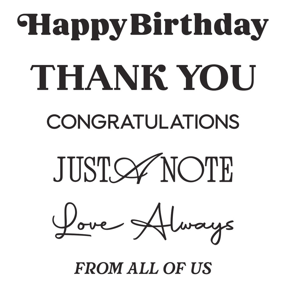 Spellbinders Create Your Way Everyday Press + Foil Plates Timeless Greetings (BP-368) Spellbinders Create Your Way Everyday Press + Foil Plates Timeless Greetings (BP-368)