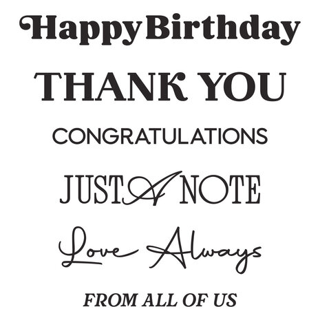 Spellbinders Create Your Way Everyday Press + Foil Plates Timeless Greetings (BP-368) Spellbinders Create Your Way Everyday Press + Foil Plates Timeless Greetings (BP-368)