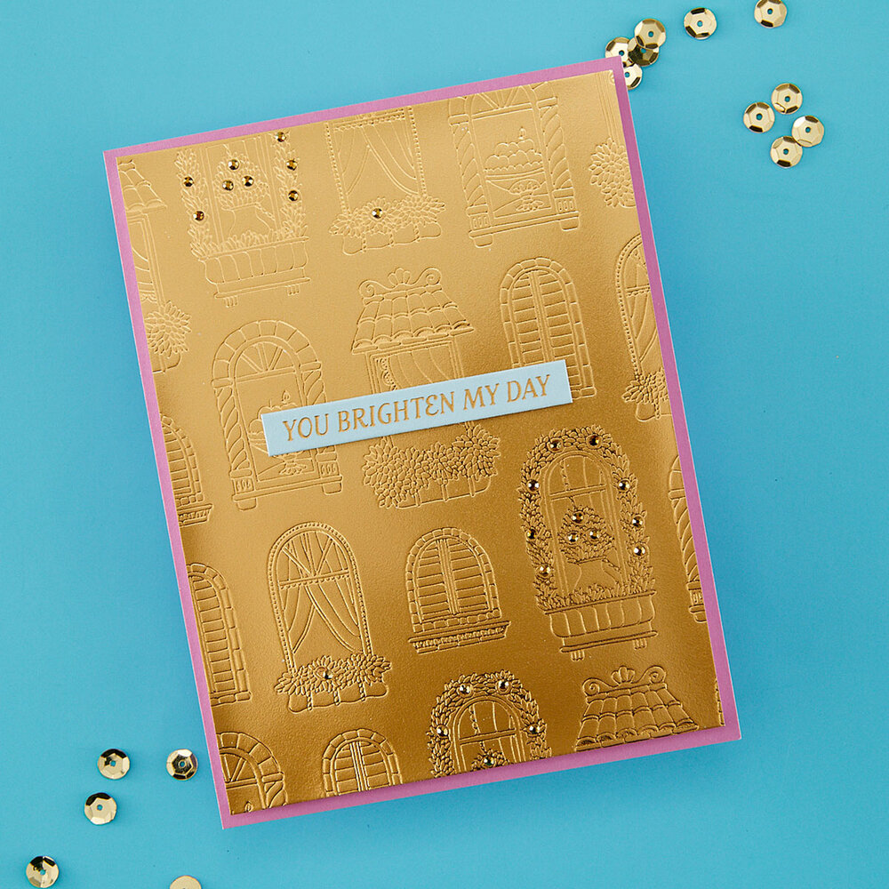 Spellbinders Create Your Way Everyday Press + Foil Plate & Die Set Windows with a View (BP-366) Spellbinders Create Your Way Everyday Press + Foil Plate & Die Set Windows with a View (BP-366)
