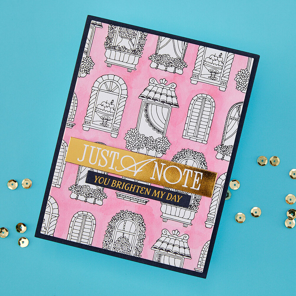 Spellbinders Create Your Way Everyday Press + Foil Plate & Die Set Windows with a View (BP-366) Spellbinders Create Your Way Everyday Press + Foil Plate & Die Set Windows with a View (BP-366)
