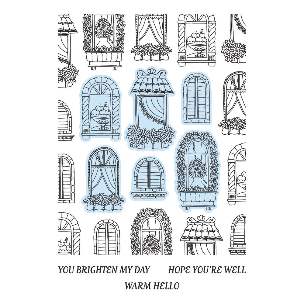 Spellbinders Create Your Way Everyday Press + Foil Plate & Die Set Windows with a View (BP-366) Spellbinders Create Your Way Everyday Press + Foil Plate & Die Set Windows with a View (BP-366)