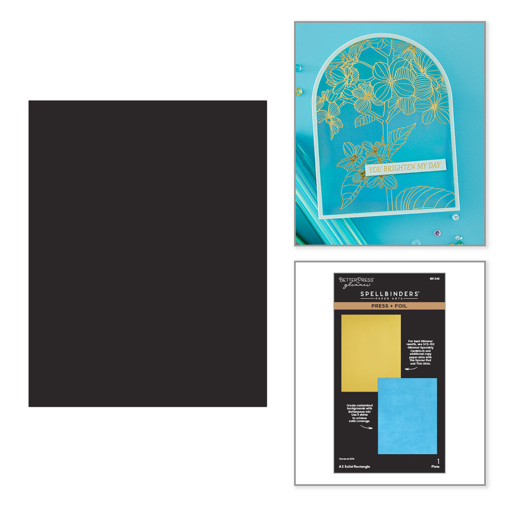 Spellbinders Create Your Way Everyday Press + Foil Plate A2 Solid Rectangle (BP-345) Spellbinders Create Your Way Everyday Press + Foil Plate A2 Solid Rectangle (BP-345)