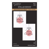 Spellbinders Create Your Way Holiday Registration Press + Foil Plates Tied with Cheer (BPR-051)