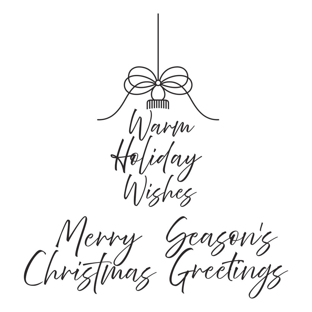 Spellbinders Create Your Way Holiday Registration Press + Foil Plates Tied with Cheer (BPR-051)