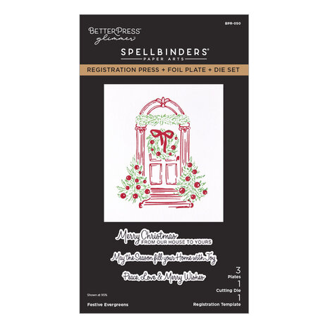 Spellbinders Create Your Way Holiday Registration Press + Foil Plate & Die Set Festive Evergreens (BPR-050) Spellbinders Create Your Way Holiday Registration Press + Foil Plate & Die Set Festive Evergreens (BPR-050)