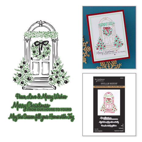 Spellbinders Create Your Way Holiday Registration Press + Foil Plate & Die Set Festive Evergreens (BPR-050) Spellbinders Create Your Way Holiday Registration Press + Foil Plate & Die Set Festive Evergreens (BPR-050)