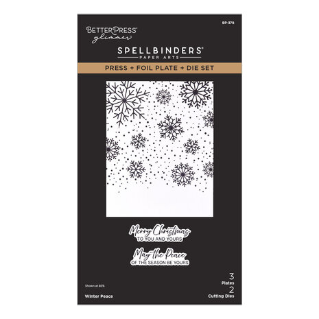 Spellbinders Create Your Way Holiday Press + Foil Plate & Die Set Winter Peace (BP-378) Spellbinders Create Your Way Holiday Press + Foil Plate & Die Set Winter Peace (BP-378)