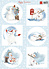 Decoupage Sheet A4 Happy Snowmen (VK9658)