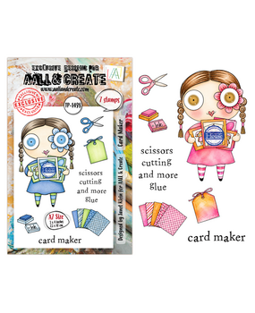 Aall and Create Creative Types A7 Stamp Sets Card Maker by Janet Klein (AALL-TP-1498)