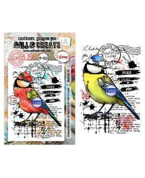 Aall and Create Hearted Nature A7 Stamp Sets Hearted Tit by Autour De Mwa & Co (AALL-TP-1351) Aall and Create Hearted Nature A7 Stamp Sets Hearted Tit by Autour De Mwa & Co (AALL-TP-1351)