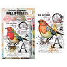 Aall and Create Hearted Nature A7 Stamp Sets Mailbird A by Autour De Mwa & Co (AALL-TP-1353)