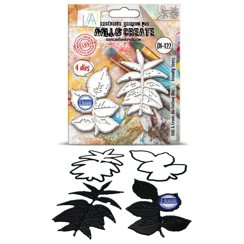 Aall and Create Leaf Happened Die-Cutting Die Set Frondly Yours by Autour De Mwa & Co (AALL-DI-122)