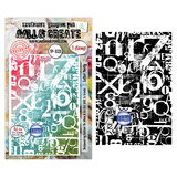 Aall and Create Scribble Away A6 Stamp Sets Letter Party by Autour De Mwa & Co (AALL-TP-1331)