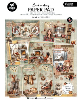 Studio Light Warm Winter A4 Card Making Pad (SL-ES-CMP46)