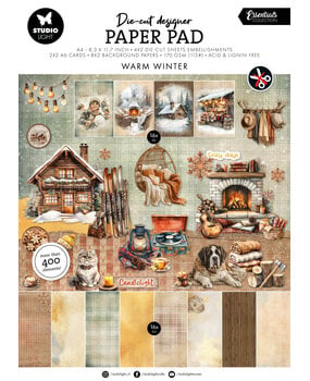 Studio Light Warm Winter A4 Die-cut Paper Pad (SL-ES-DCPP510)