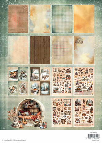 Studio Light Warm Winter A4 Die-cut Paper Pad (SL-ES-DCPP510) Studio Light Warm Winter A4 Die-cut Paper Pad (SL-ES-DCPP510)