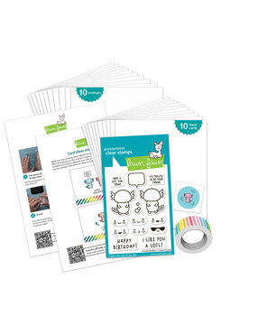 Lawn Fawn A Lotl Smiles Kids Cardmaking Kit Mini (LF3992)