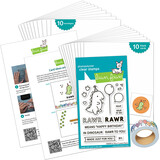 Lawn Fawn Rawr To You Kids Cardmaking Kit Mini (LF3991)
