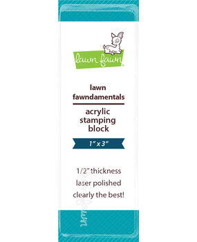 Lawn Fawn Acrylic Block 1x3 Inch Block (LF3995)