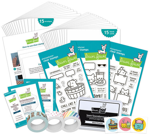 Lawn Fawn Combo Two Kids Cardmaking Kit (LF3990)
