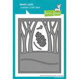 Lawn Fawn Winter Forest Backdrop: Portrait Lawn Cuts Dies (LF4276)