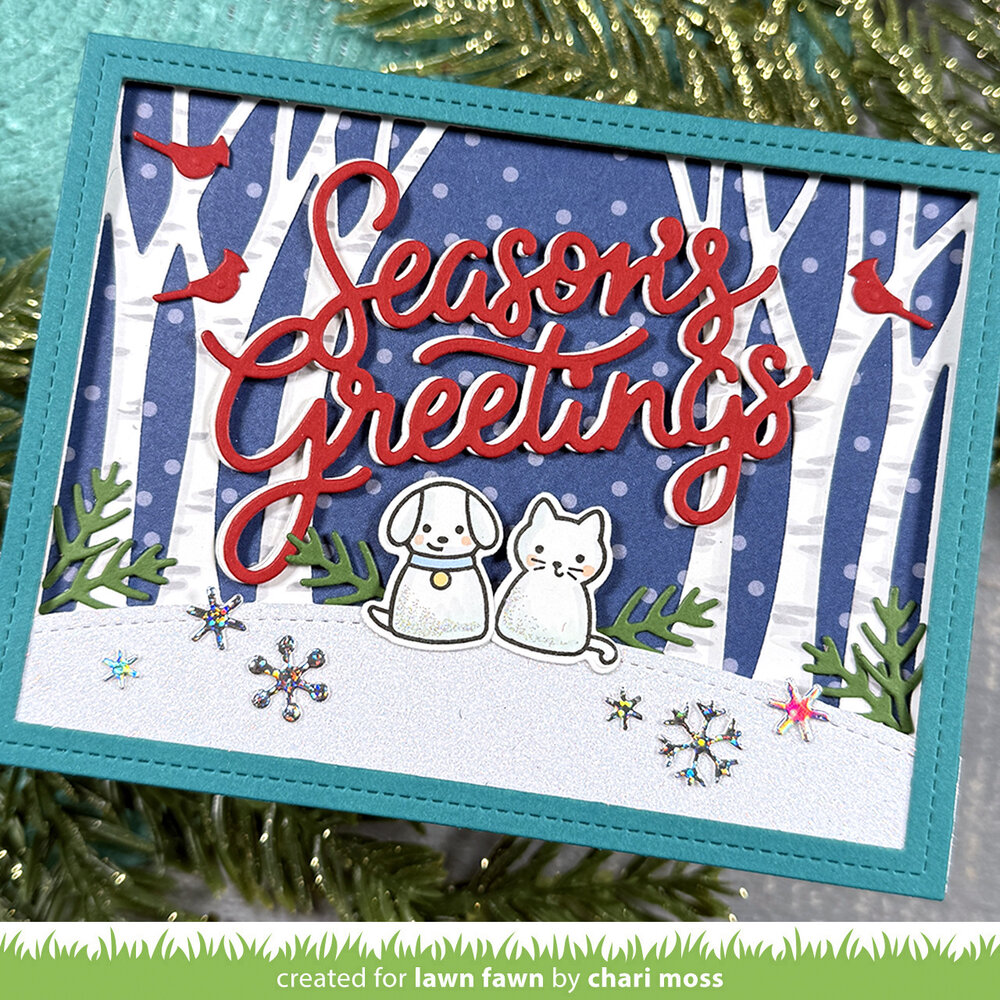 Lawn Fawn Winter Forest Backdrop: Landscape Lawn Cuts Dies (LF4277) Lawn Fawn Winter Forest Backdrop: Landscape Lawn Cuts Dies (LF4277)