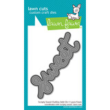 Lawn Fawn Scripty Sweet Outline Add-On Lawn Cuts Dies (LF4275)