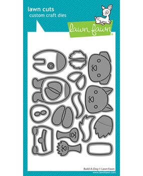 Lawn Fawn Build-A-Dog Lawn Cuts Dies (LF4269)