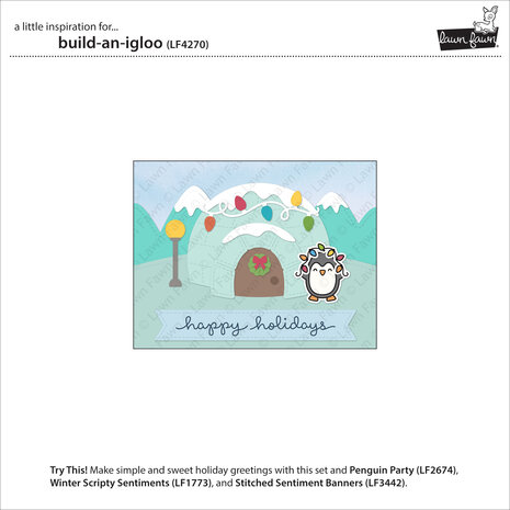 Lawn Fawn Build-An-Igloo Lawn Cuts Dies (LF4270) Lawn Fawn Build-An-Igloo Lawn Cuts Dies (LF4270)