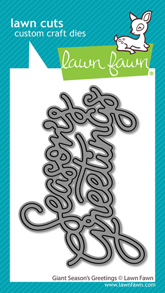 Lawn Fawn Giant Season's Greetings Lawn Cuts Dies (LF4274)
