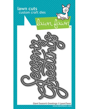 Lawn Fawn Giant Season's Greetings Lawn Cuts Dies (LF4274)