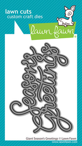 Lawn Fawn Giant Season's Greetings Lawn Cuts Dies (LF4274)