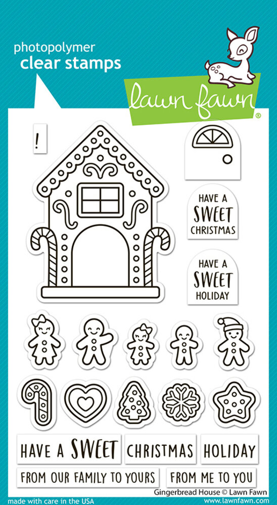 Lawn Fawn Gingerbread House Clear Stamps (LF4256) Lawn Fawn Gingerbread House Clear Stamps (LF4256)