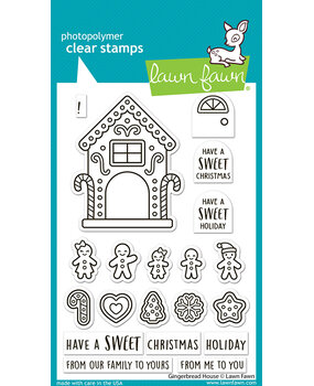 Lawn Fawn Gingerbread House Clear Stamps (LF4256) Lawn Fawn Gingerbread House Clear Stamps (LF4256)