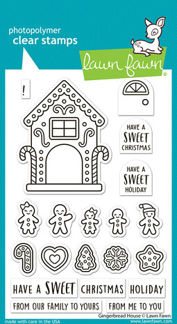 Lawn Fawn Gingerbread House Clear Stamps (LF4256) Lawn Fawn Gingerbread House Clear Stamps (LF4256)