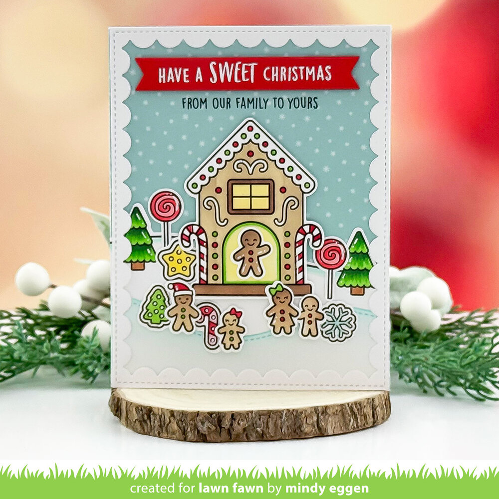 Lawn Fawn Gingerbread House Clear Stamps (LF4256) Lawn Fawn Gingerbread House Clear Stamps (LF4256)